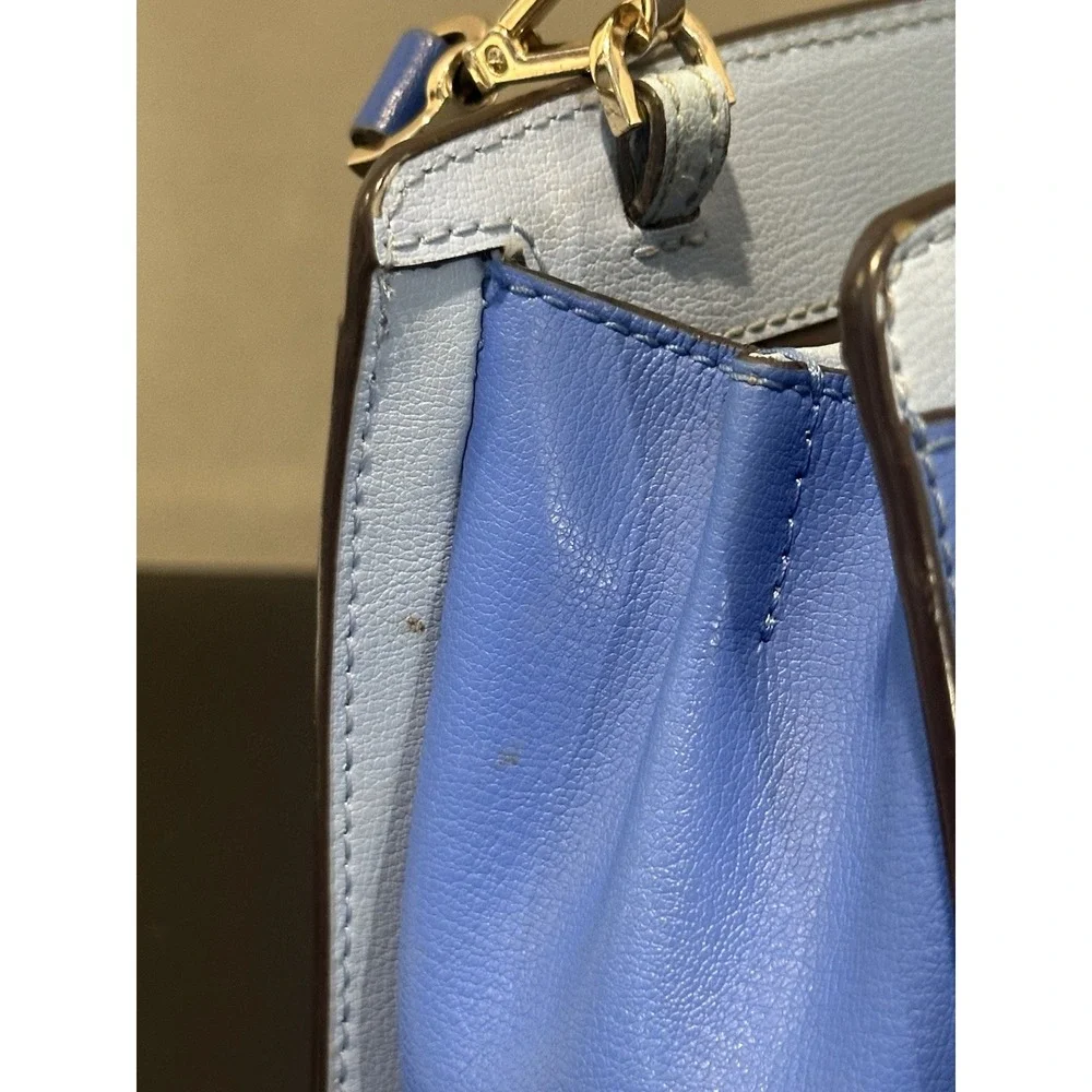 Michael Kors Mott‎ Medium Messenger Bag Colorblock Blue
